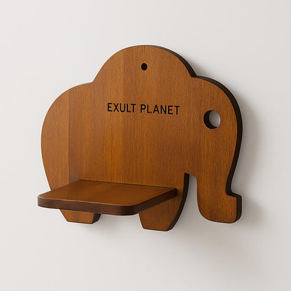 Eco-Friendly Wall-Mounted Plant Holders - Wood & Glass Decor