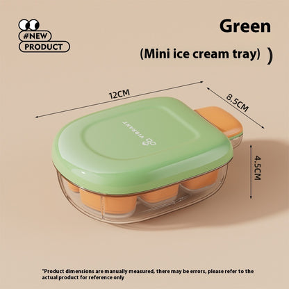 Eco-Friendly Easy-Press Ice Cube Mold with Lid