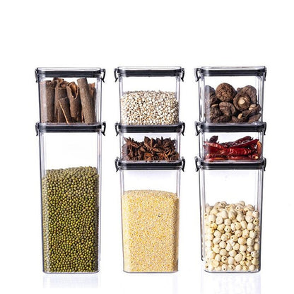 Eco-Friendly 8 Piece Airtight Grain Storage Set