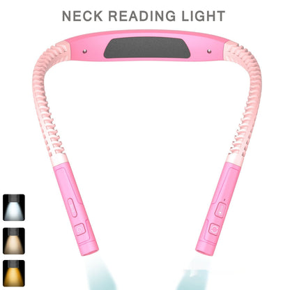 Hands-Free Rechargeable Neck Reading Light - Flexible LED Wearable