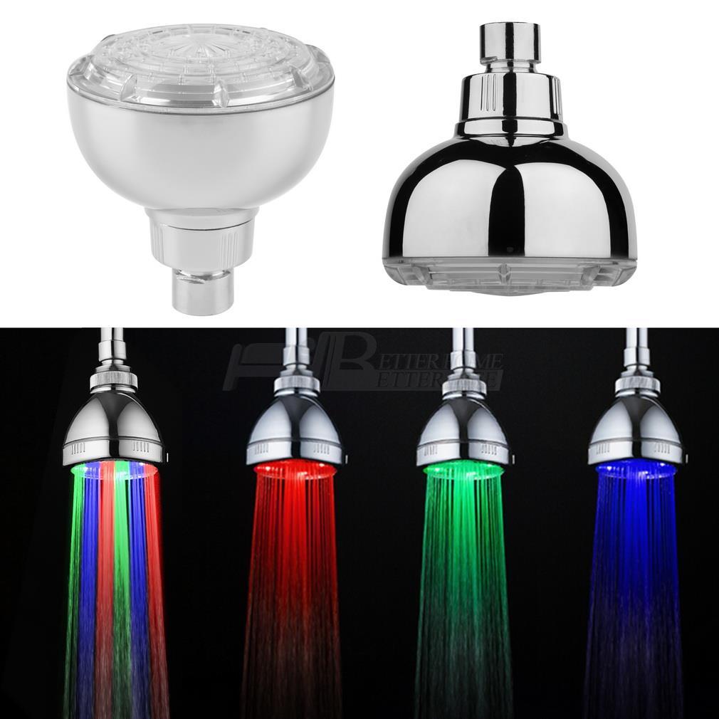 Water-Saving LED Shower Head with Color Therapy