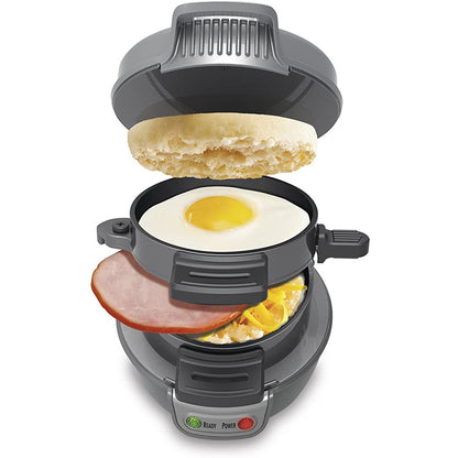 Eco-Friendly Breakfast Master: All-in-One Sandwich & Waffle Maker with Egg Cooker