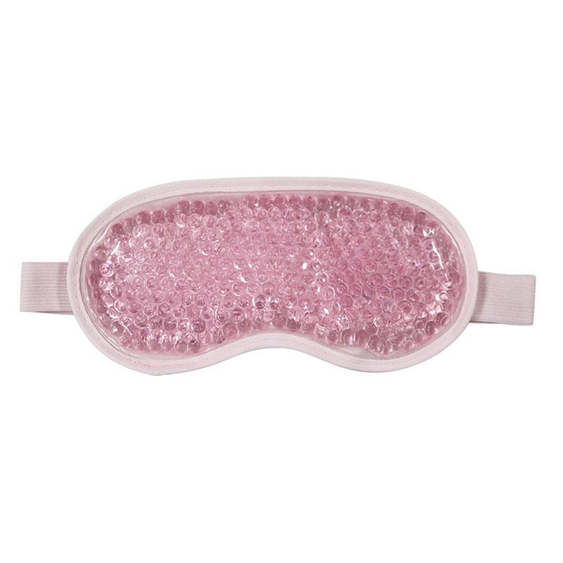 Reusable Gel Eye Mask for Hot & Cold Therapy - Blue Contoured Design