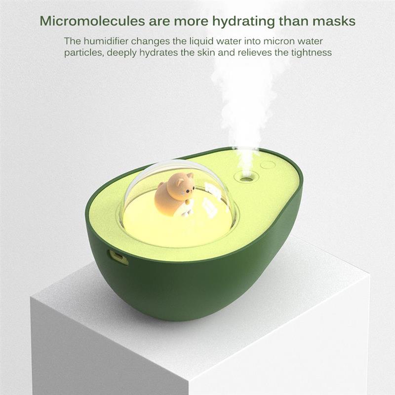 Avocado Mini USB Humidifier & Night Light