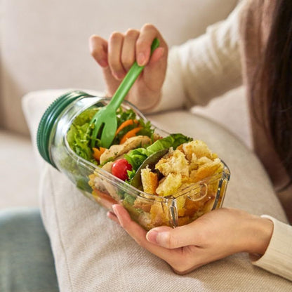 Portable Salad Pod – All-In-One Leak-Proof Food Container