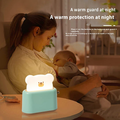 Bear-Shaped Eco-Friendly Toaster Night Light