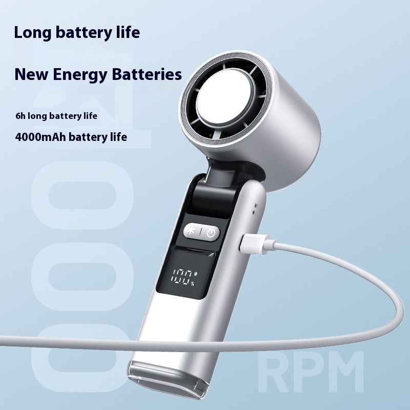 Eco-Friendly Mini USB Turbo Fan for Camping & Travel