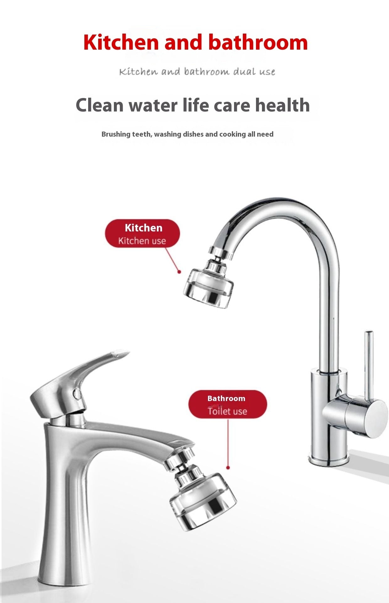 Eco-Friendly Water-Saving Faucet Aerator