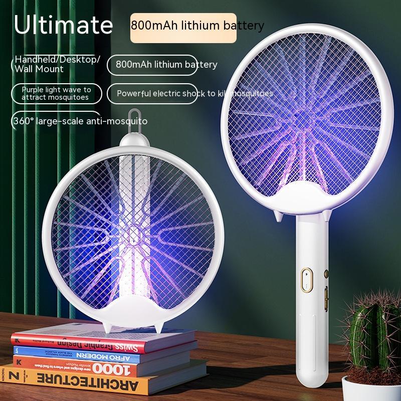 Eco-Friendly 3-in-1 Mosquito Killing Lamp & Swatter