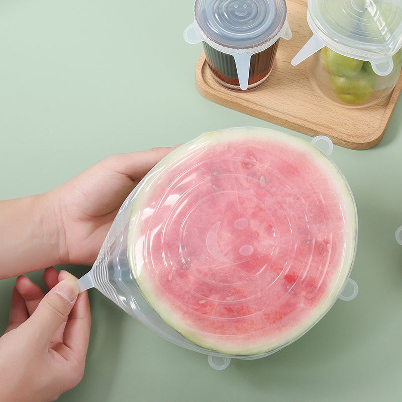 Eco-Friendly Silicone Stretch Lids - Reusable Food Storage Solution