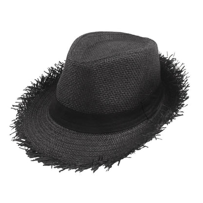 Men's Eco-Friendly Straw Top Hat for Stylish Sun Protection