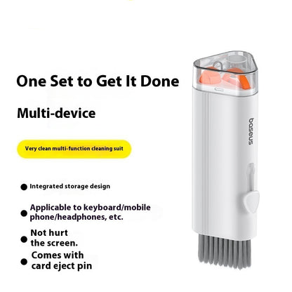 Eco-Friendly Keyboard & Headset Cleaning Brush