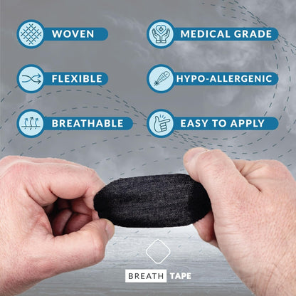 Sleep-Enhancing Mouth Tape for Snoring Reduction and Nasal Breathing