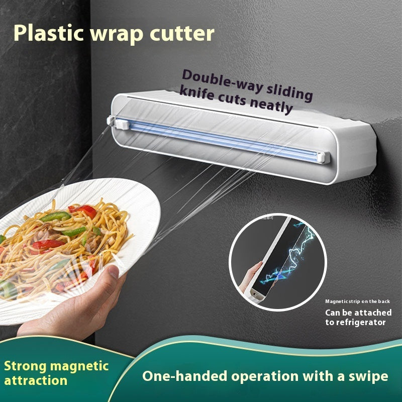 Magnetic Plastic Wrap Cutter - Eco-Friendly Kitchen Tool