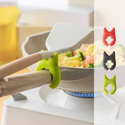 Eco-Friendly Silicone Spatula Holder for Mess-Free Cooking