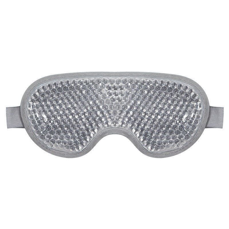 Reusable Gel Eye Mask for Hot & Cold Therapy - Blue Contoured Design