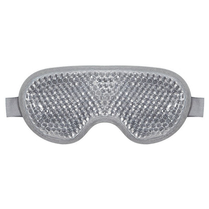 Reusable Gel Eye Mask for Hot & Cold Therapy - Blue Contoured Design