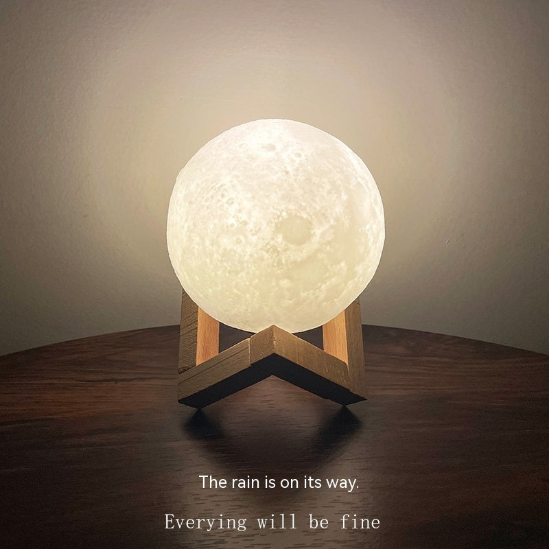 Moon Lamp - Eco-Friendly LED Decorative Lighting for Calming Ambiance