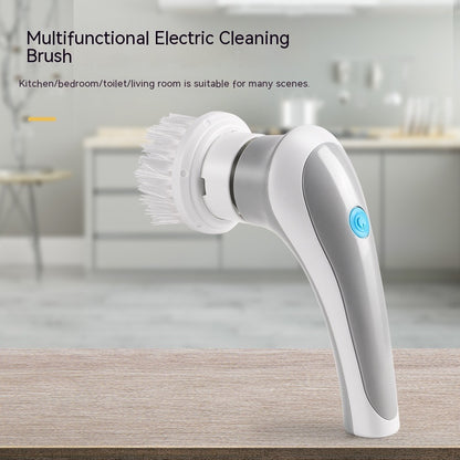 Rechargeable Multi-Use Electric Cleaning Brush Set with USB Charging