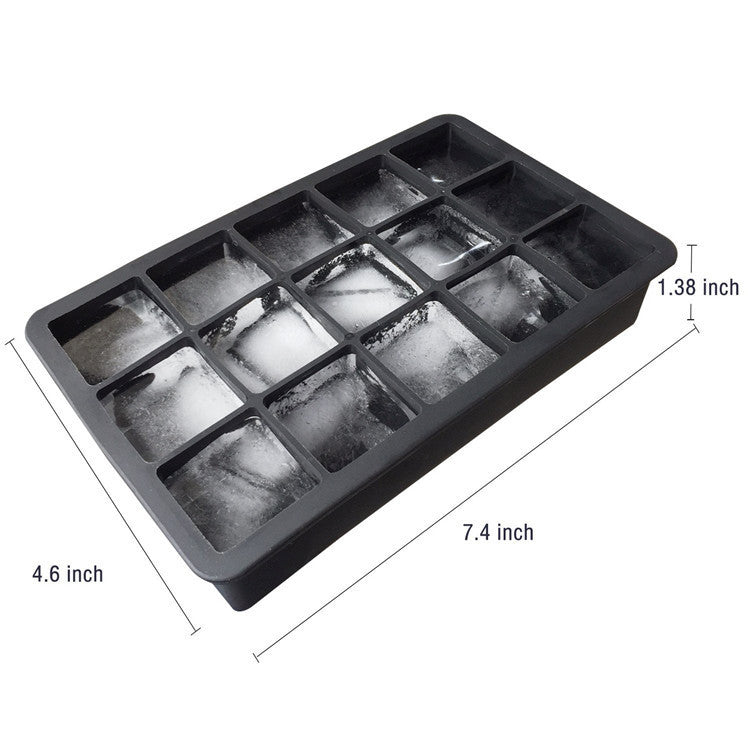 Eco-Friendly Silicone Ice Cube Tray - Durable & Reusable