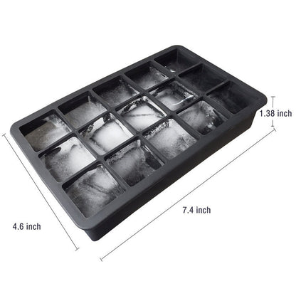 Eco-Friendly Silicone Ice Cube Tray - Durable & Reusable
