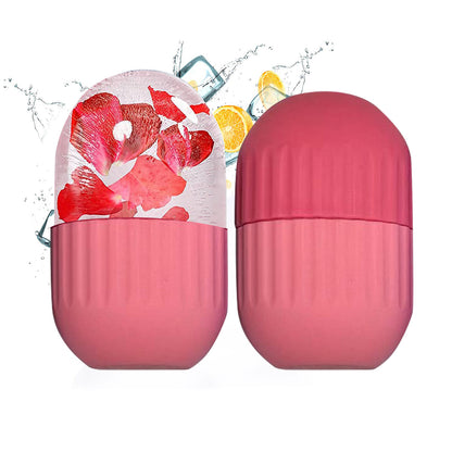 Facial Ice Cube Tray Set for Beauty Massage - Eco-Friendly Silicone