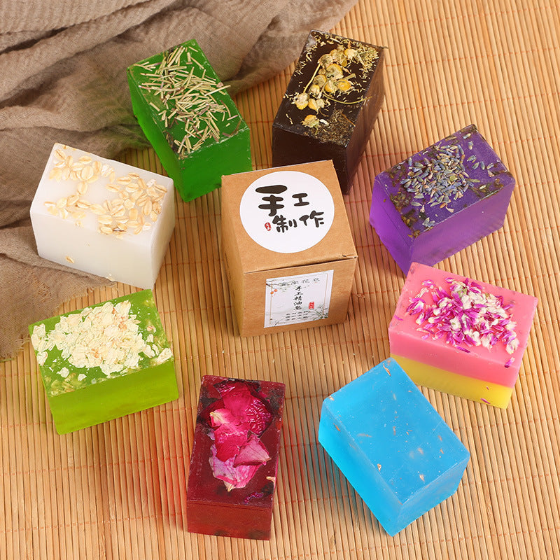Handmade Flower Essential Oil Soap – Natural Moisturizing Cleanser