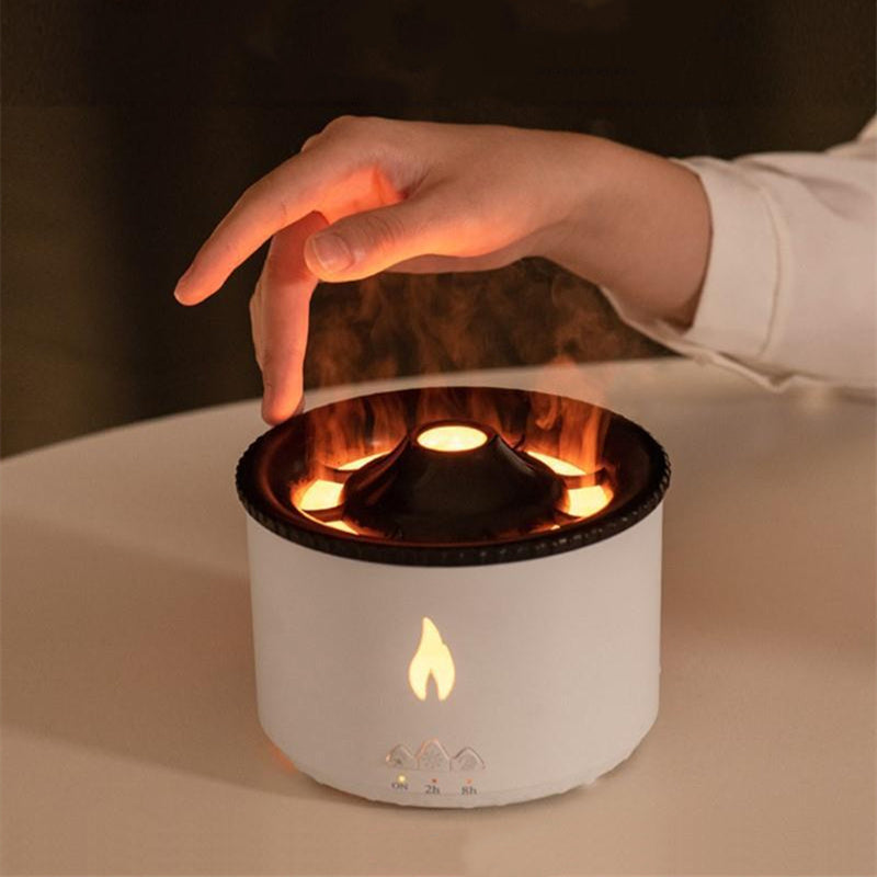 Eco-Friendly Aroma Diffuser in White with Black Top