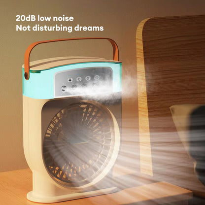 Portable Air Conditioner Cooling Fan with LED Lighting