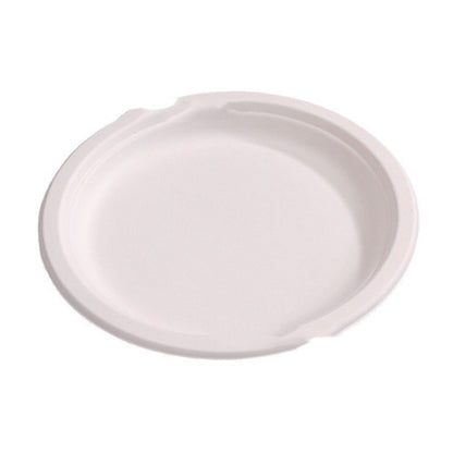 Eco-Friendly Biodegradable Round Dinner Plate - Sustainable Tableware