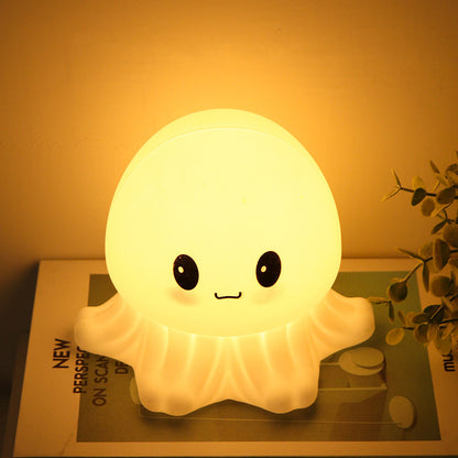 Soft Yellow Glow Octopus Night Light