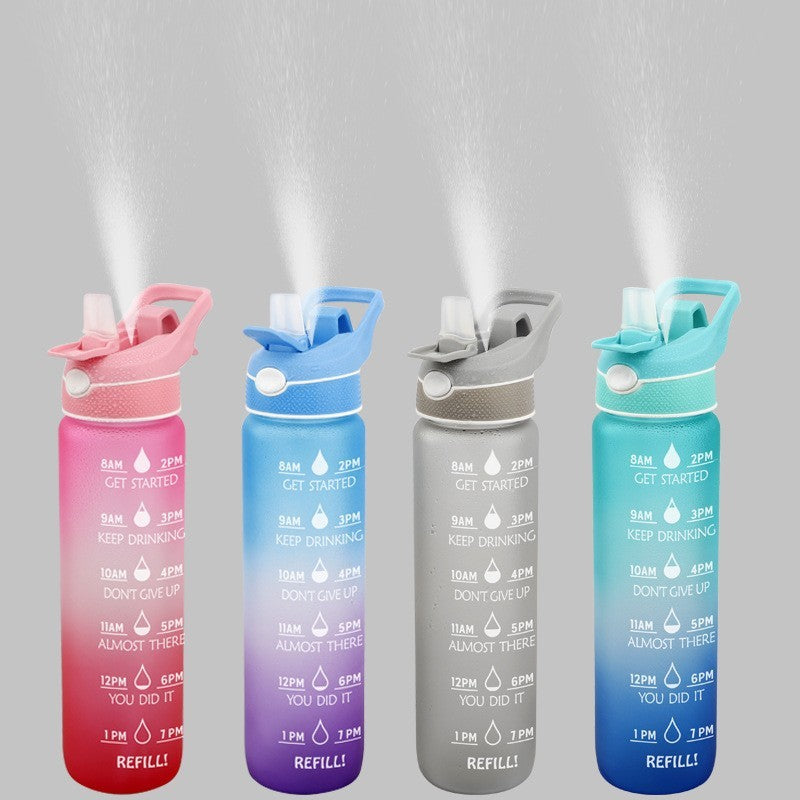 EcoBounce Hydration Bottle with Straw & Scrub Cover