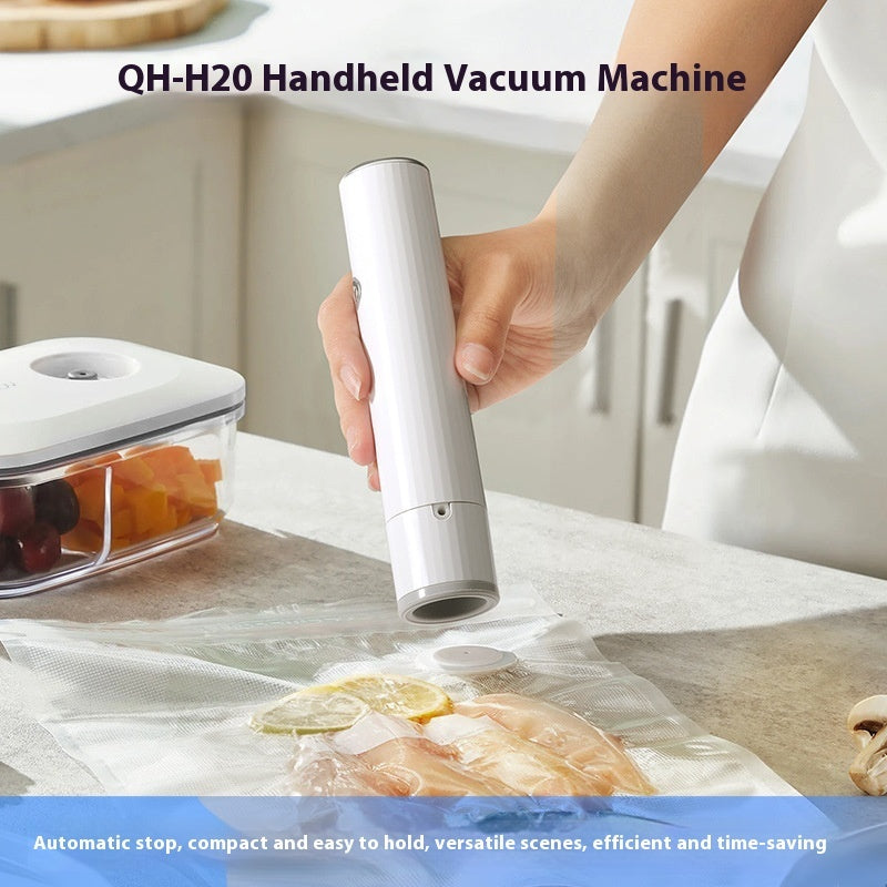 Compact Handheld Vacuum Sealer for Food Preservation