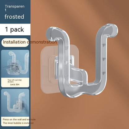 Bathroom Slipper Holder – Wall Mounted, No Drill