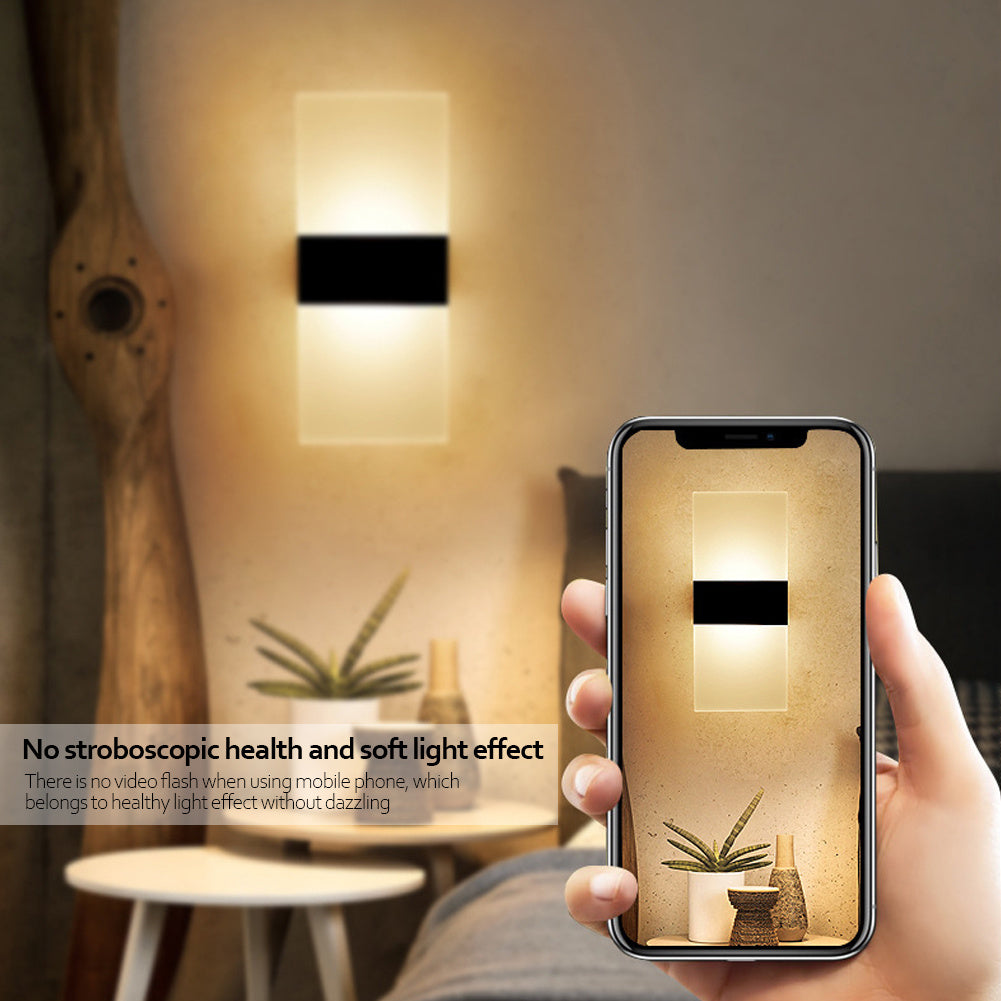 Eco-Friendly Rechargeable Touch Dimming Wall Lamp