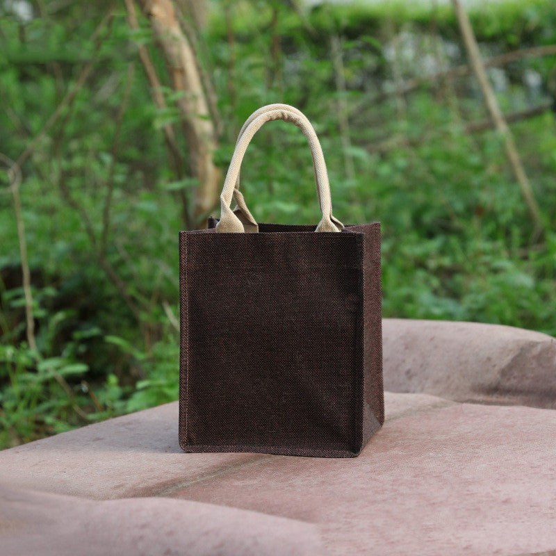 Eco-Friendly Reusable Jute Tote Bag - Sustainable Shopping Solution