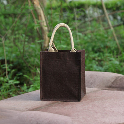 Eco-Friendly Reusable Jute Tote Bag - Sustainable Shopping Solution
