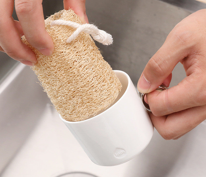 Eco-Friendly Biodegradable Loofah Sponge Dish Cloth