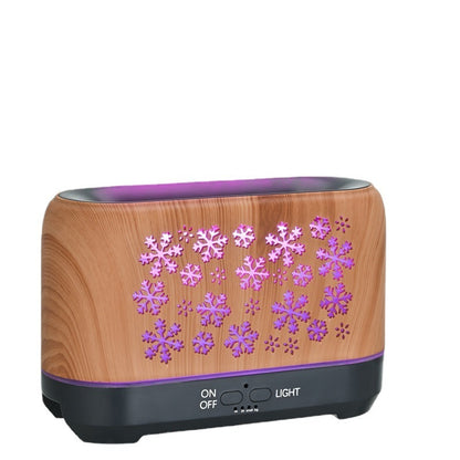 Colorful Snowflake Aromatherapy Humidifier with LED Lights