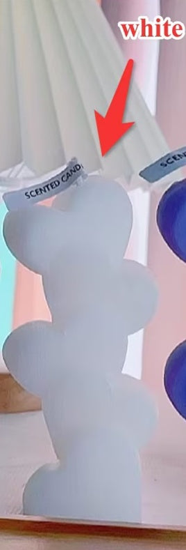 Heart Column Aromatherapy Candle (Pack of 3)