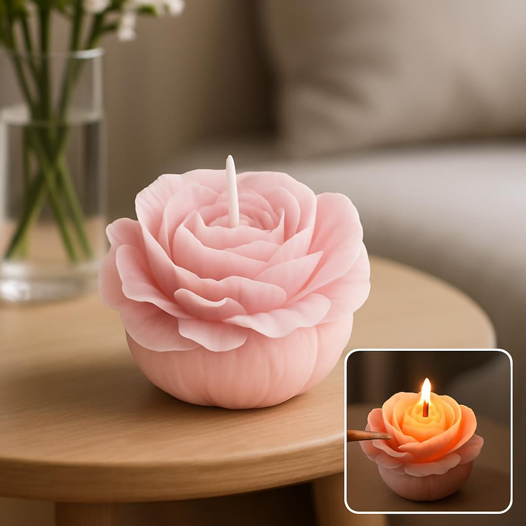 Eco-Friendly Designer Candle – Artisan Soy Wax, Unique Shapes for Home Décor & Events