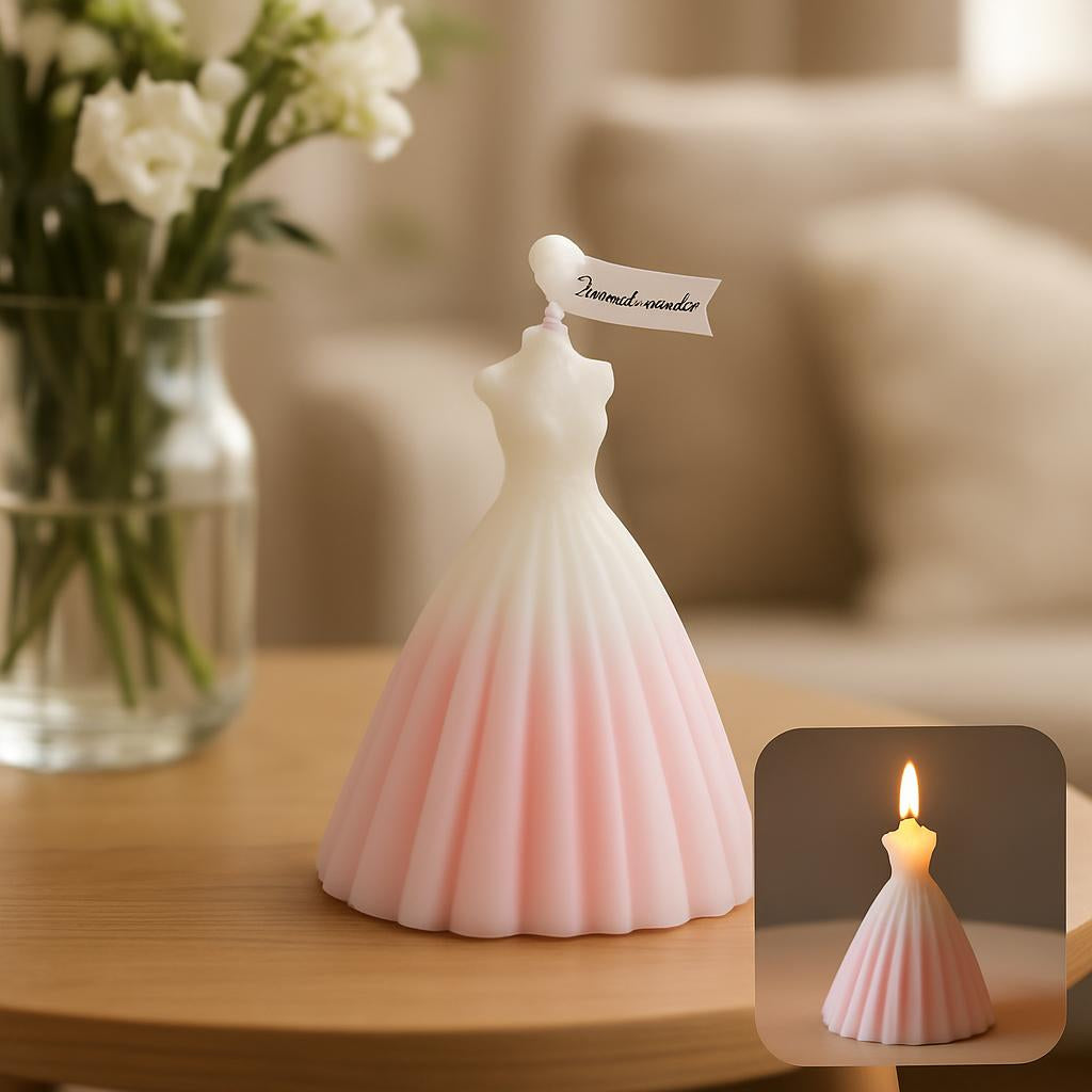 Eco-Friendly Designer Candle – Artisan Soy Wax, Unique Shapes for Home Décor & Events