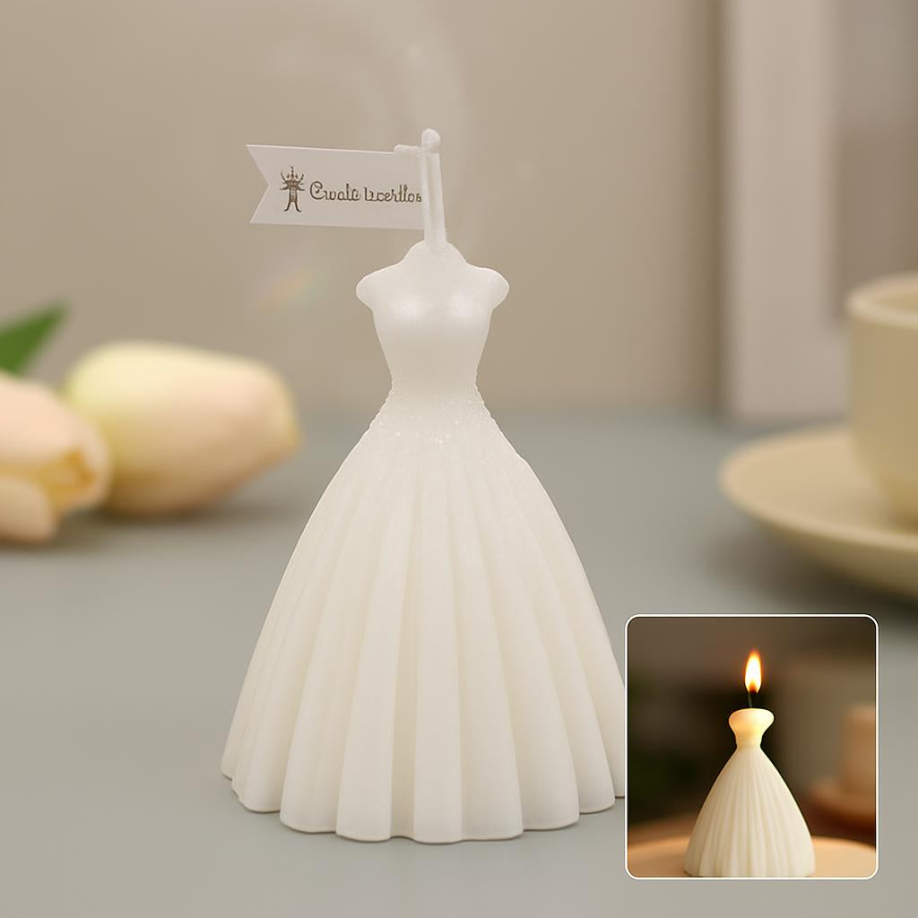 Eco-Friendly Designer Candle – Artisan Soy Wax, Unique Shapes for Home Décor & Events