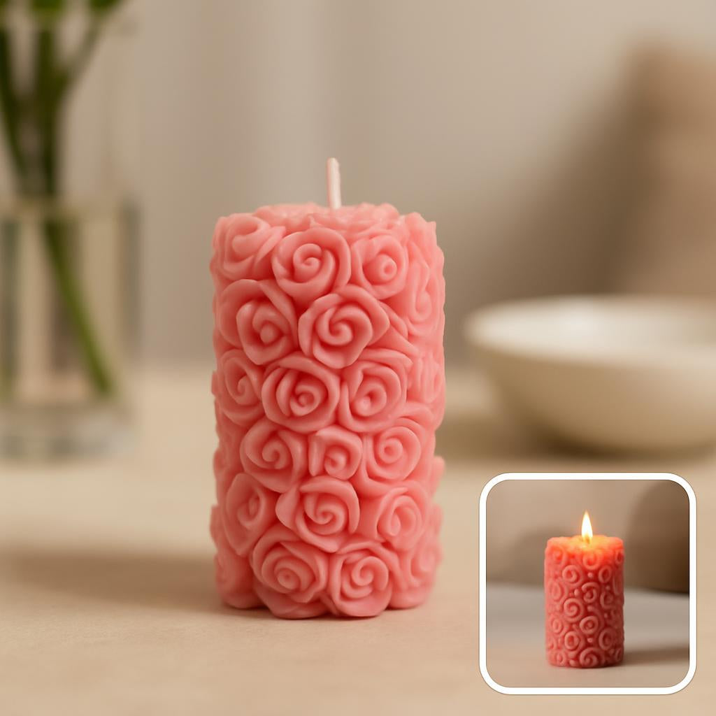 Eco-Friendly Designer Candle – Artisan Soy Wax, Unique Shapes for Home Décor & Events