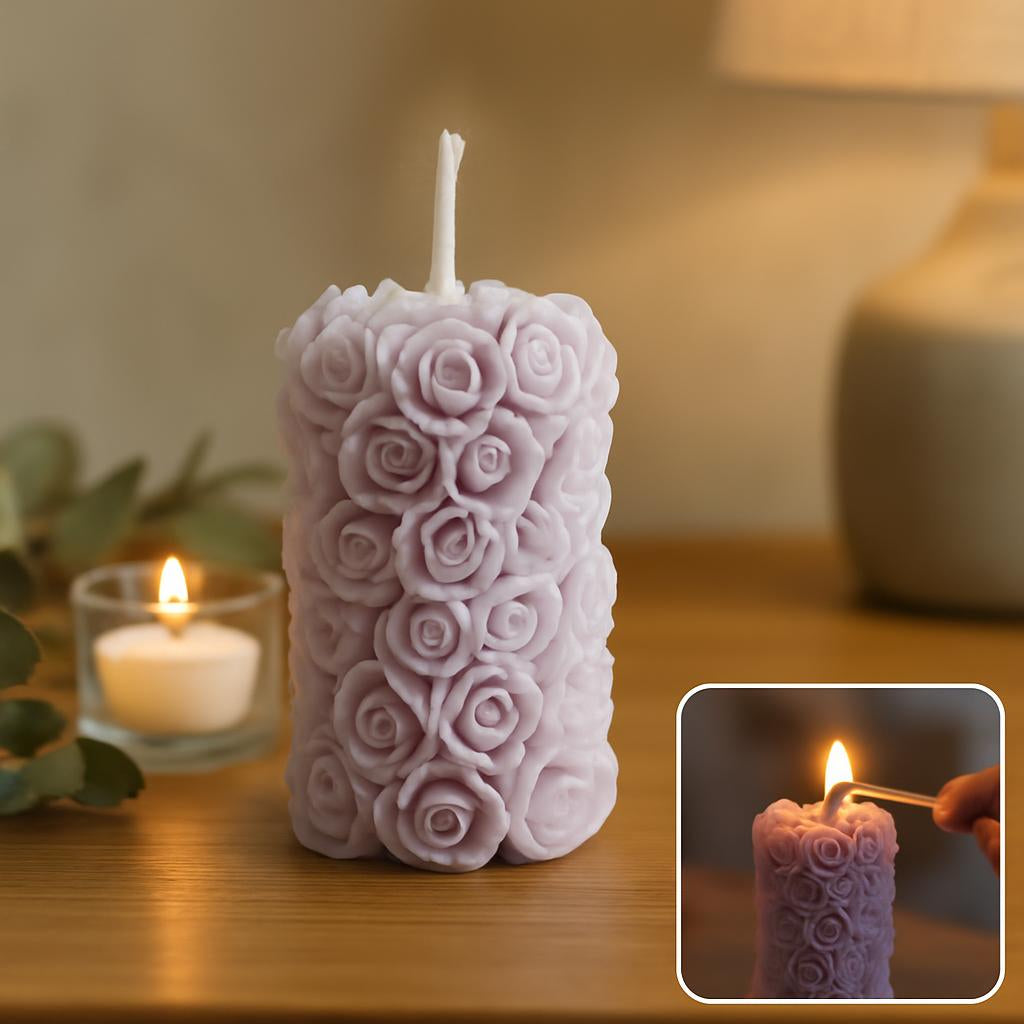 Eco-Friendly Designer Candle – Artisan Soy Wax, Unique Shapes for Home Décor & Events