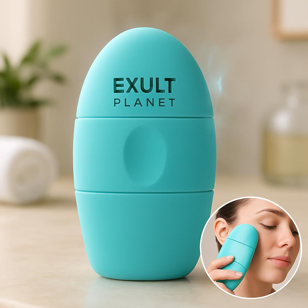 2 in 1 Ice Roller for Face And Eyes - Skin Firming & Cooling Facial Massage Tool