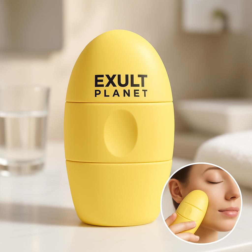 2 in 1 Ice Roller for Face And Eyes - Skin Firming & Cooling Facial Massage Tool