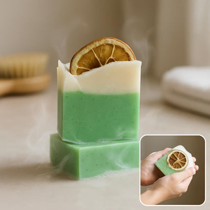 Natural Artisan Plant Herbal Oil Essential Soap – Handcut Bars