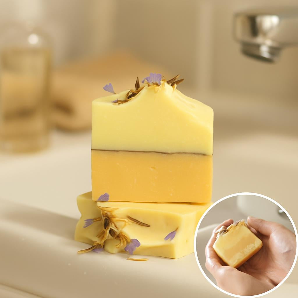 Natural Artisan Plant Herbal Oil Essential Soap – Handcut Bars
