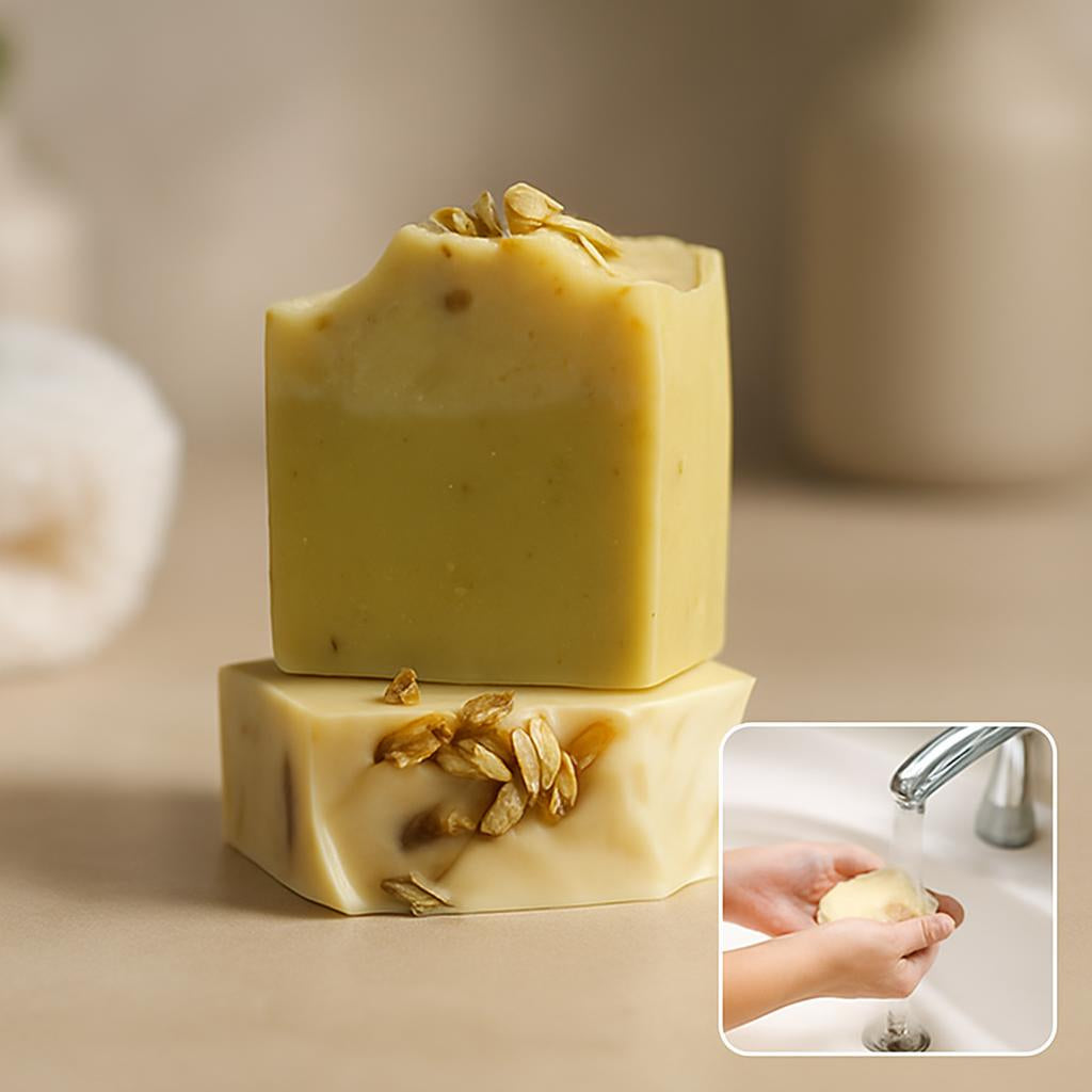Natural Artisan Plant Herbal Oil Essential Soap – Handcut Bars